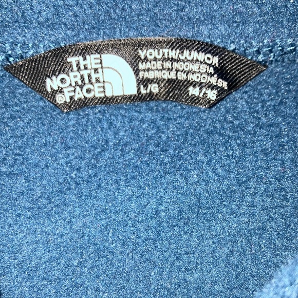 The North Face Navy Zip-Up fleece sweater / light jacket - Picture 3 of 13
